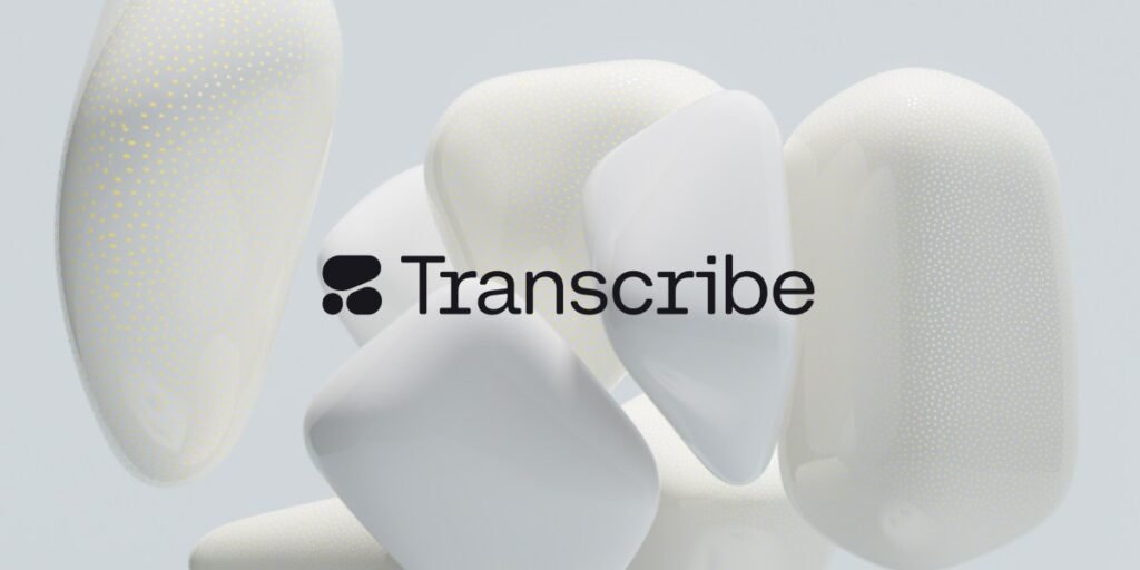 Cohere Transcribe splash screen