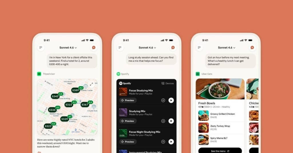 Claude is connecting directly to your personal apps like Spotify, Uber Eats, and TurboTax