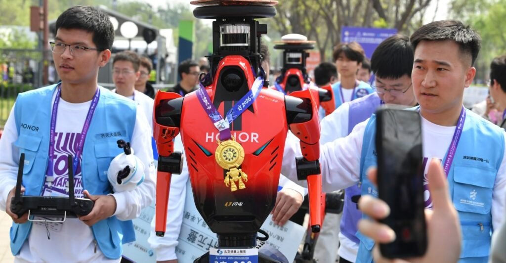 Humanoid ‘Lightning’ robot smashes the half-marathon record