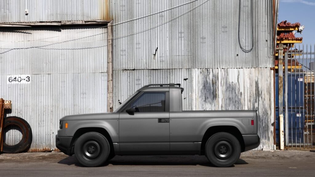 A grey Slate truck
