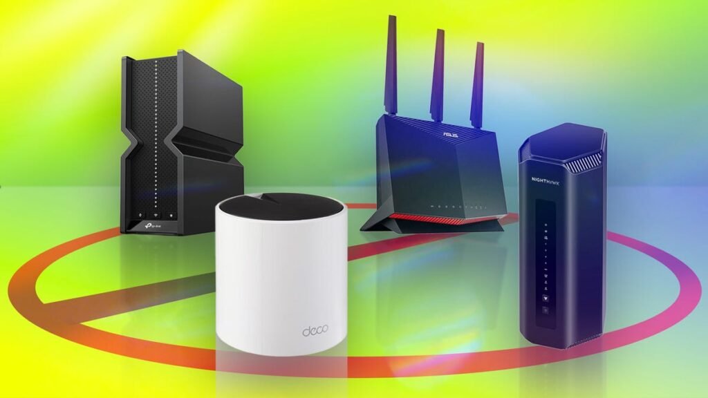 The FCC’s Router Ban Is About to Become a ‘Mess.’ Here’s What It Means for Your Home Network wifi-routers-on-green-bacground-with-banned-symbol