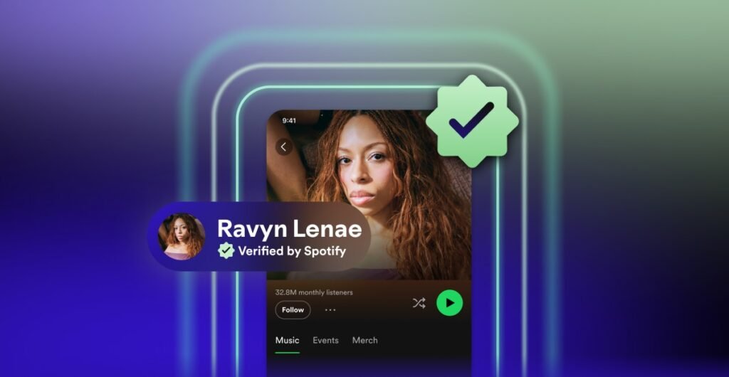 Verified by Spotify badge lets you know this artist isn’t AI