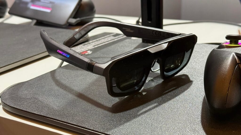 Asus and Xreal’s $849 Gaming Display Glasses Are Available for Preorder Asus ROG R1 display glasses on table