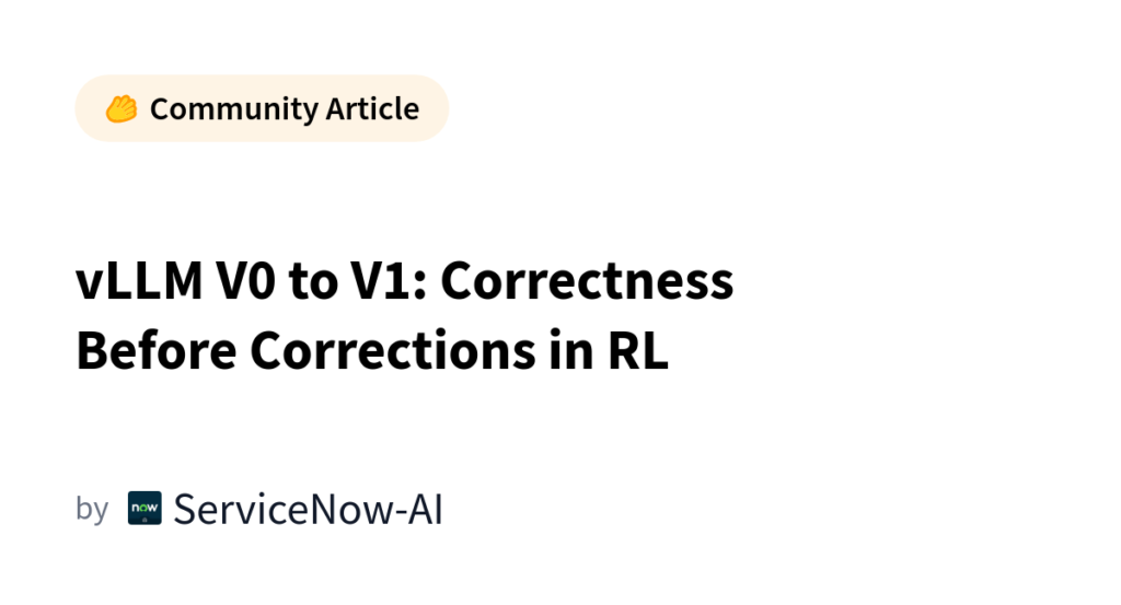 Correctness Before Corrections in RL