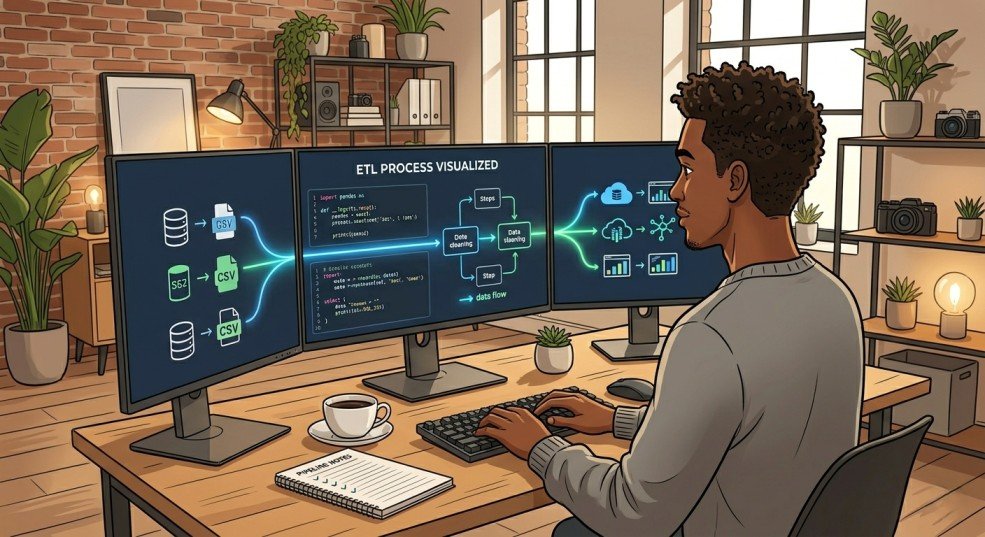 I Built My First ETL Pipeline as a Complete Beginner. Here’s How. I Built My First ETL Pipeline as a Complete Beginner. Here’s How.