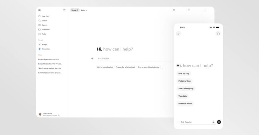 Microsoft 365 Copilot gets a speed boost and cleaner design