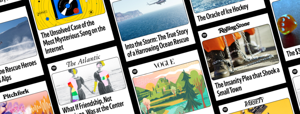 Spotify now lets you stream narrated magazine articles, too Spotify now lets you stream narrated magazine articles, too