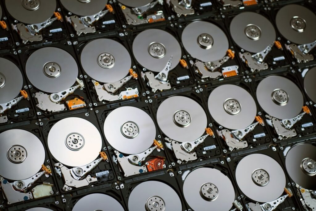 This is what some of the world's largest banks of malware look like stacked as hard drives
