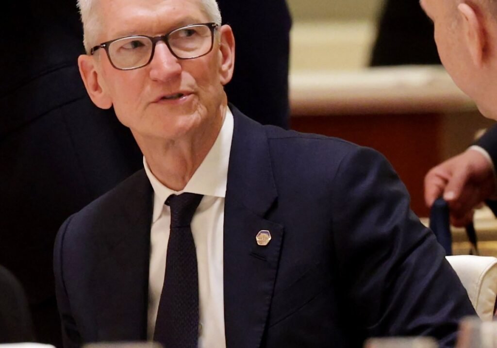 US orders travelers on Air Force One to throw away gifts, pins, and burner phones after China trip Apple CEO Tim Cook attends a state banquet hosted by Chinese President Xi Jinping at the Great Hall of the People on May 14, 2026 in Beijing, China. Both President Trump and President Xi addressed ways to enhance bilateral economic cooperation and investment, and agreed that Iran should not be allowed to have a nuclear weapon. According to Chinese state media, Xi emphasized the importance of the Taiwan issue, and that a mishandling could sour U.S.-China relations.