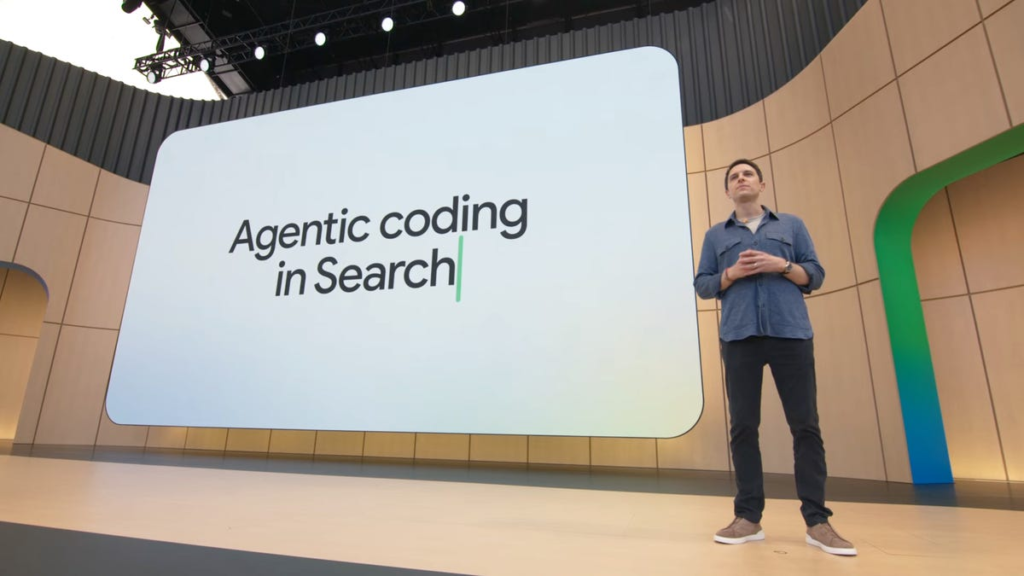 google search with agentic coding at google i/o 2026 event