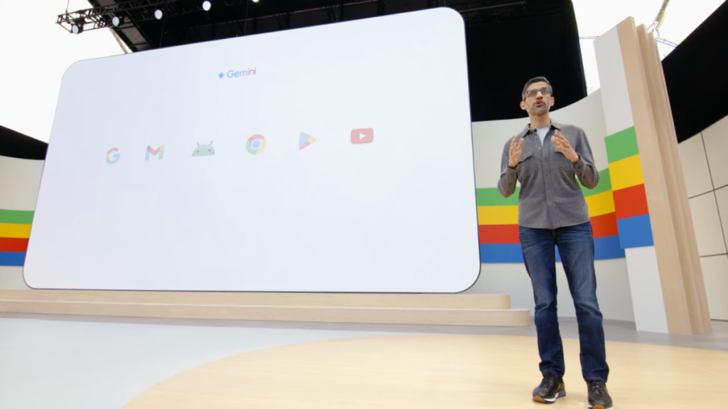 You can no longer Google the word ‘disregard’ Google CEO Sundar Pichai at Google I/O