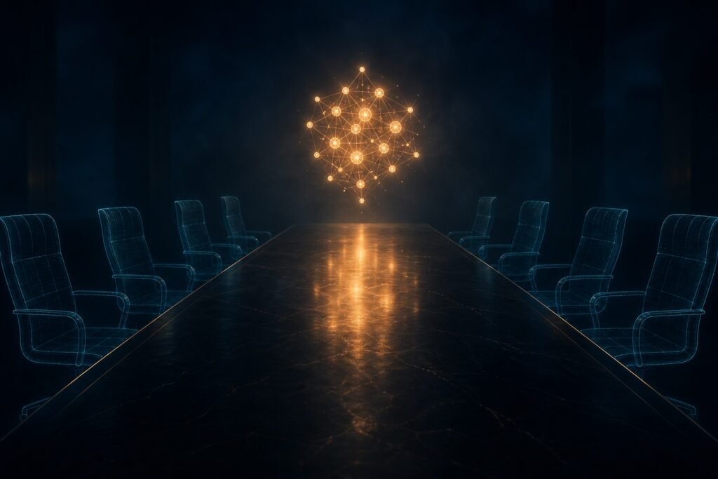When the Code Becomes the CEO: Why Your Next Manager Might Be a Decentralized Agentic Loop When the Code Becomes the CEO: Why Your Next Manager Might Be a Decentralized Agentic Loop