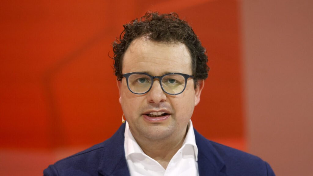 A photo of co-founder and CEO of Anthropic, Dario Amodei, dated May 22, 2024.