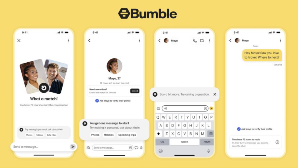 Bumble ditches its rule that kept men from making the first move