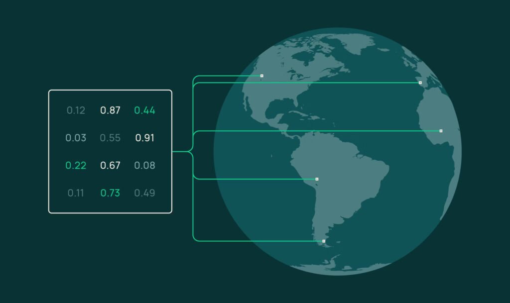 Custom embedding exports from OlmoEarth Studio for downstream analysis