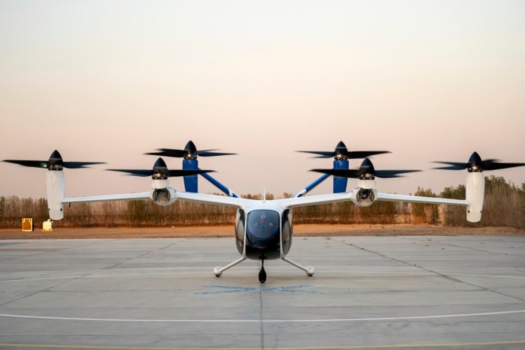 Joby Aviation builds out defense business with $500M acquisition Joby electric aircraft on the tarmac