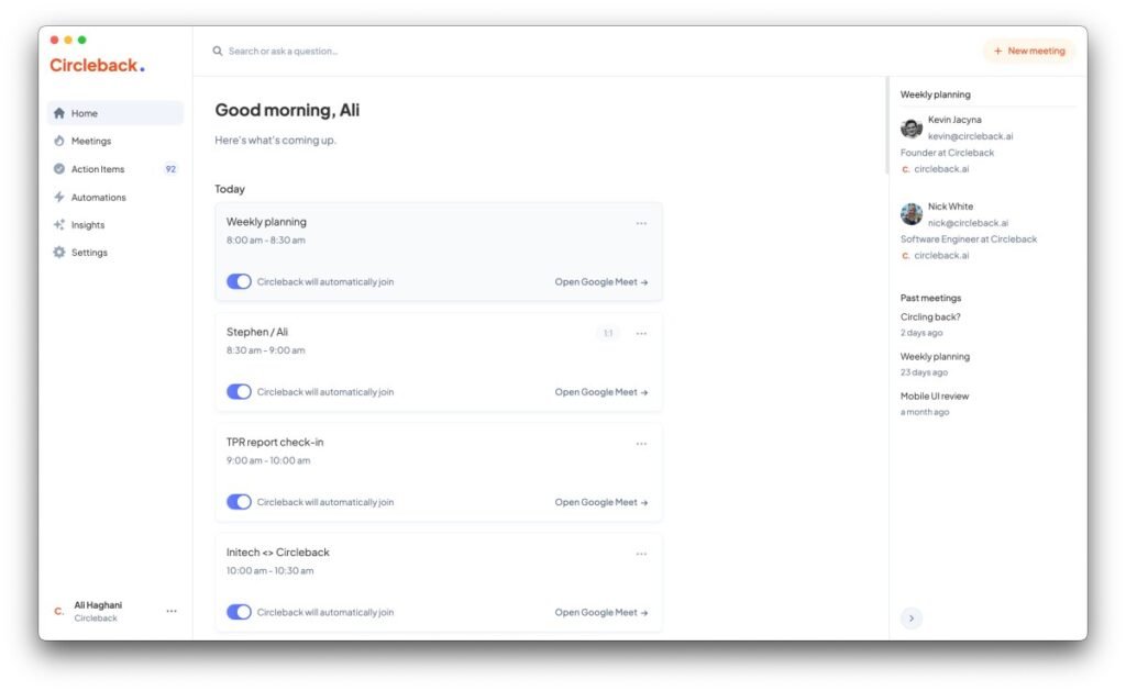 Meeting notetaker Circleback adds a free tier to attract more customers