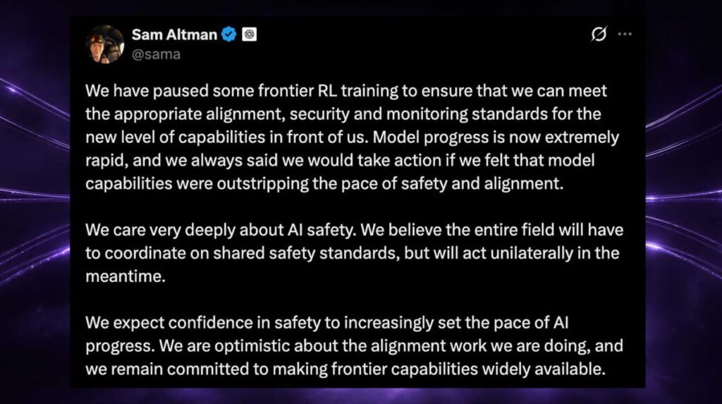 Pacing comes to the AI frontier