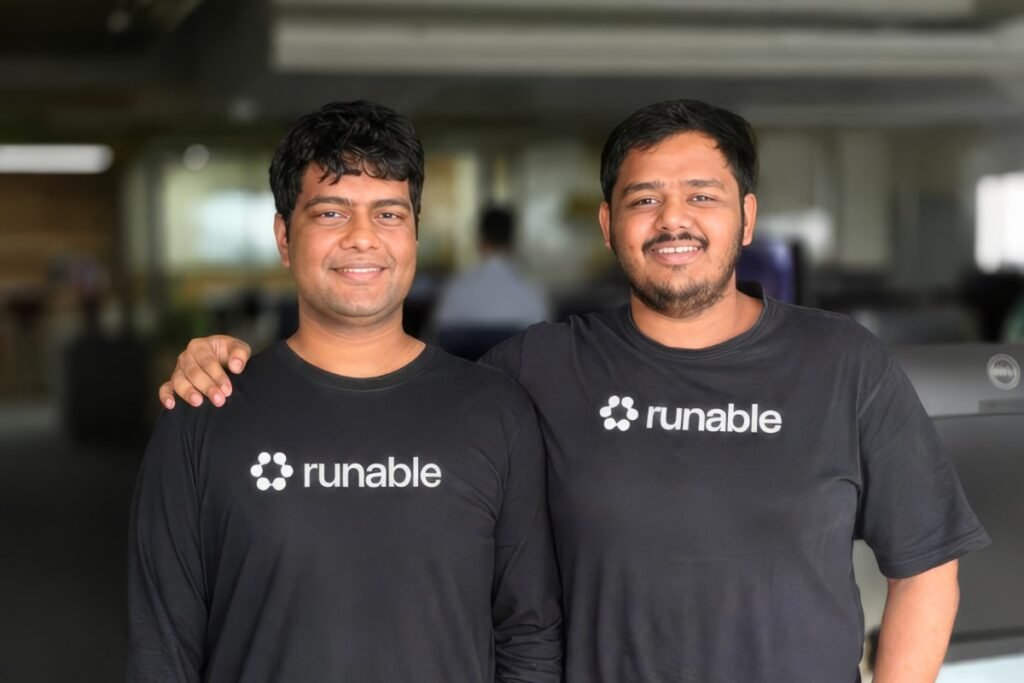 Runable co-founders Saksham and Umesh