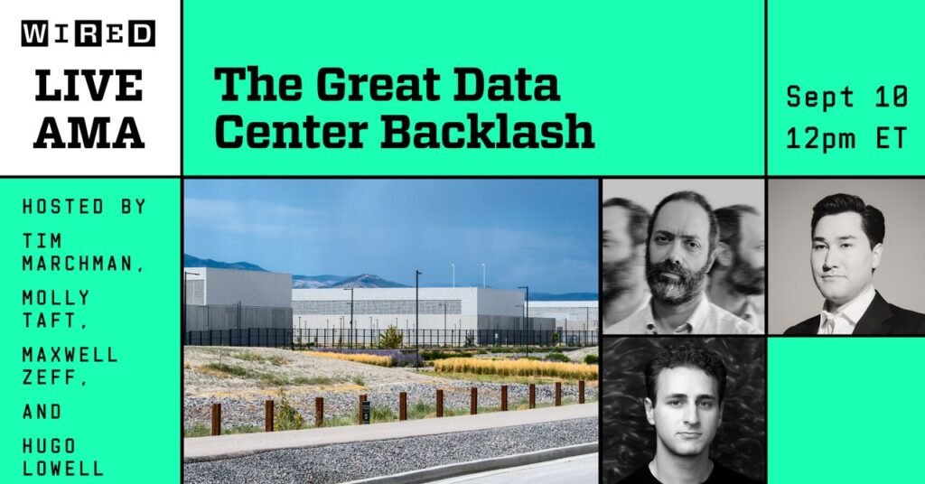 Submit Your Questions: The Great Data Center Backlash