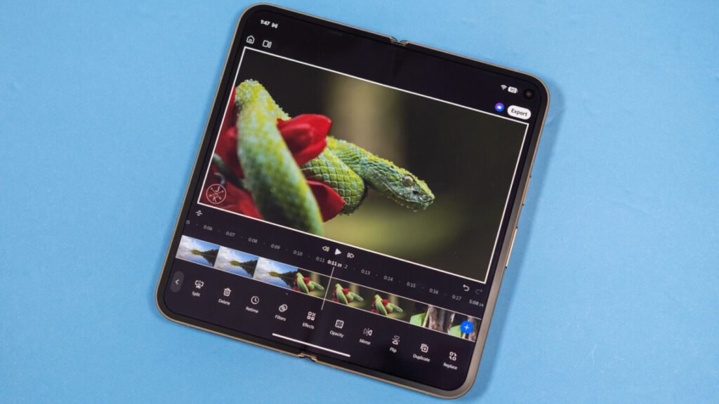 Premiere on Pixel 11 Pro Fold