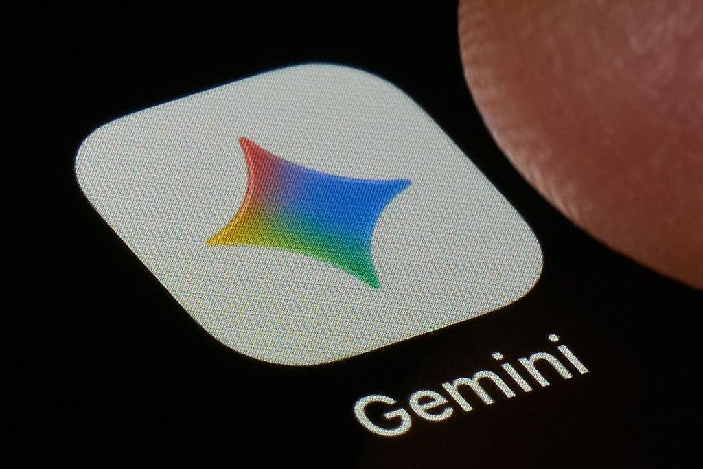 Google’s Gemini Spark can now manage your Google Photos library A macro close-up photograph shows the Google Gemini AI app icon