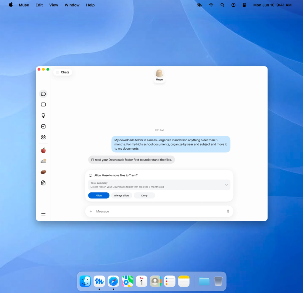 Meta's Muse hits Mac, letting the AI take actions on your computer