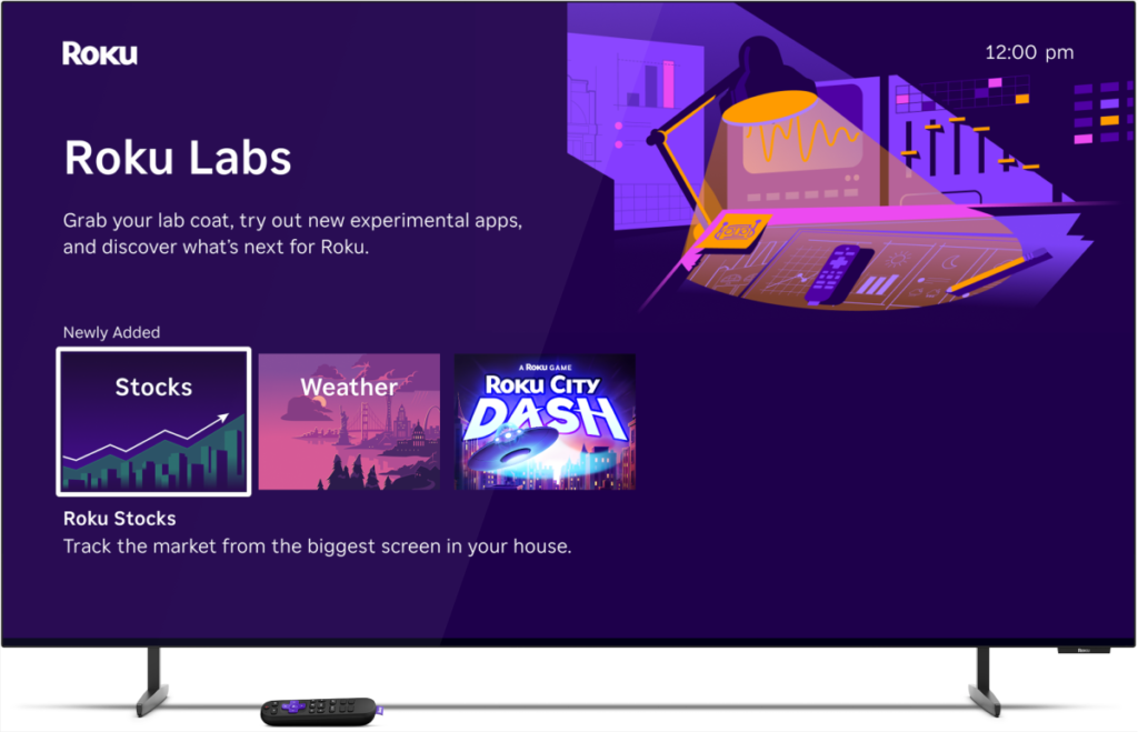 Roku’s new Labs hub brings experimental apps to the big screen Roku Labs