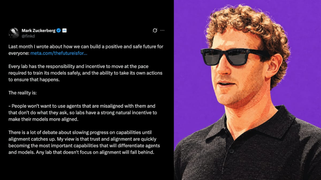 Zuck sits out the AI slowdown