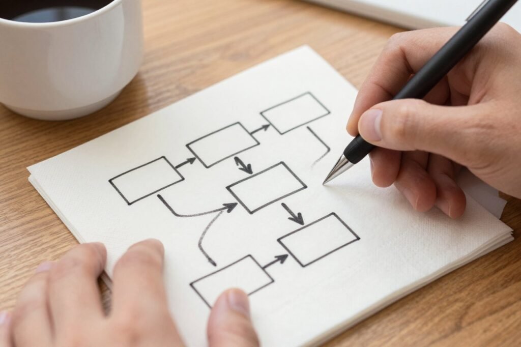 Napkin AI Walkthrough: How to Turn a Messy Paragraph into a Clean Diagram in 4 Steps